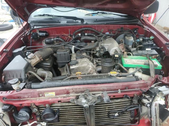 5TESM92N91Z862502 - 2001 TOYOTA TACOMA XTRACAB PRERUNNER Rojo foto 11
