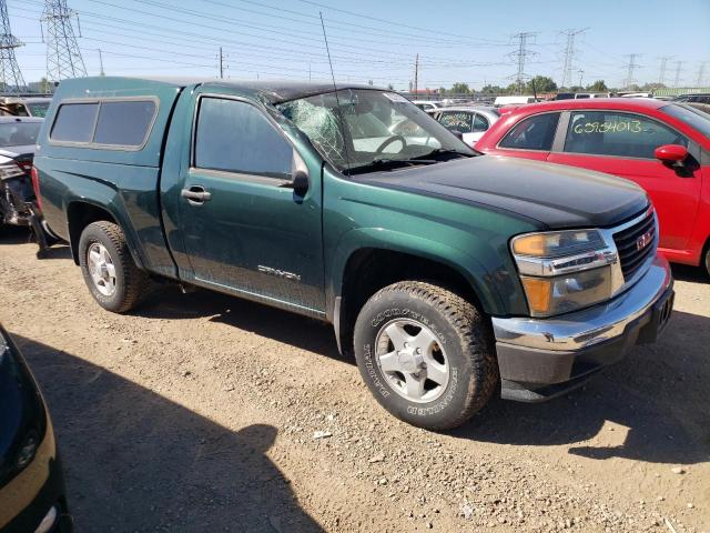 1GTDT146358203891 - 2005 GMC CANYON GREEN photo 4