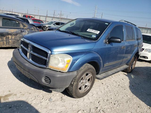 1D4HD38K86F117901 - 2006 DODGE DURANGO SXT BLUE photo 1