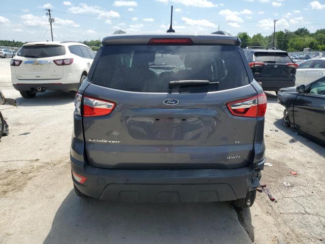 MAJ6S3GL1KC291346 - 2019 FORD ECOSPORT SE გრაფიტი ფოტო 6