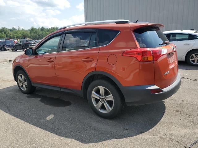 2T3RFREV0FW369816 - 2015 TOYOTA RAV4 XLE ORANGE photo 2