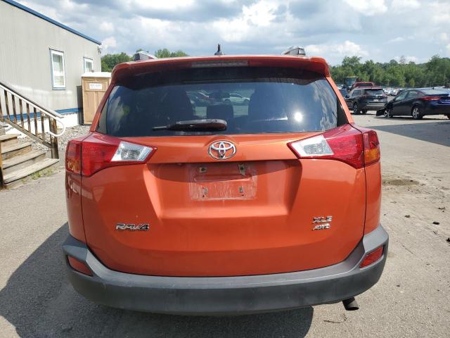 2T3RFREV0FW369816 - 2015 TOYOTA RAV4 XLE ORANGE photo 6