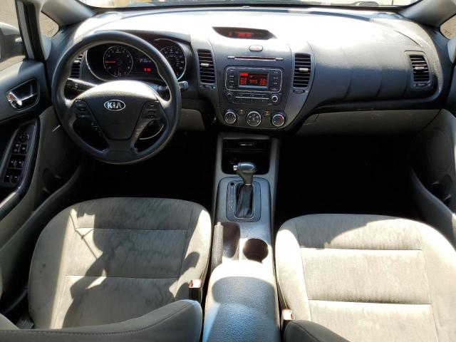 KNAFK4A64F5346642 - 2015 KIA FORTE LX SILVER photo 8