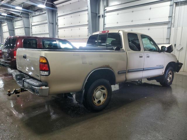 5TBBN44172S264121 - 2002 TOYOTA TUNDRA ACCESS CAB SR5 TAN photo 3