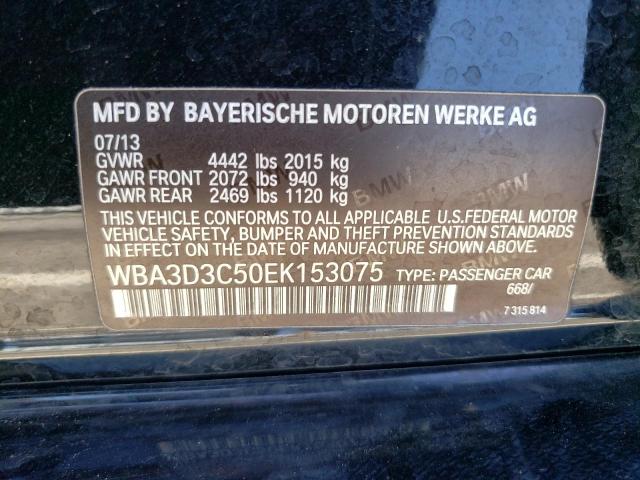 WBA3D3C50EK153075 - 2014 BMW 328 D BLACK photo 12
