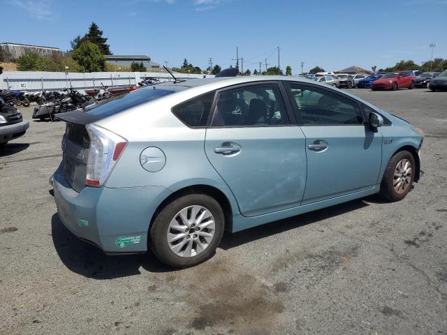 JTDKN3DPXC3007625 - 2012 TOYOTA PRIUS PLUG GREEN photo 3