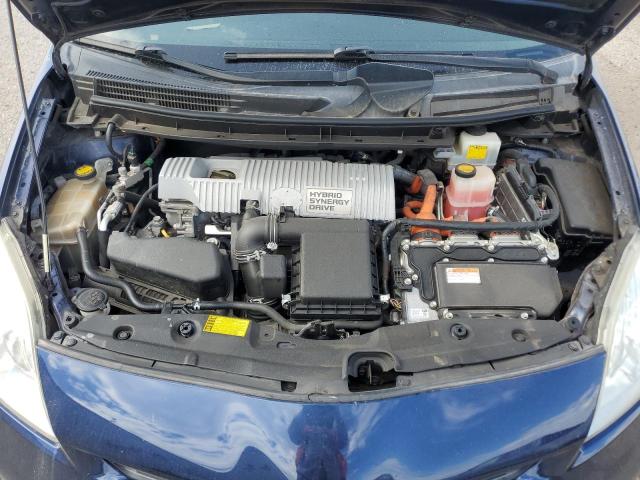 JTDKN3DU8D1647982 - 2013 TOYOTA PRIUS BLUE photo 11