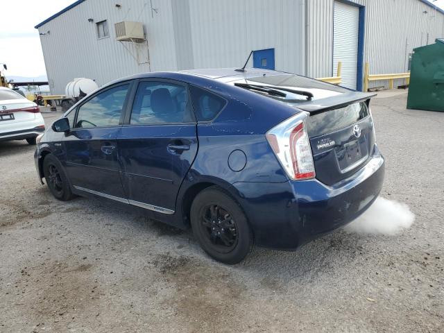 JTDKN3DU8D1647982 - 2013 TOYOTA PRIUS BLUE photo 2