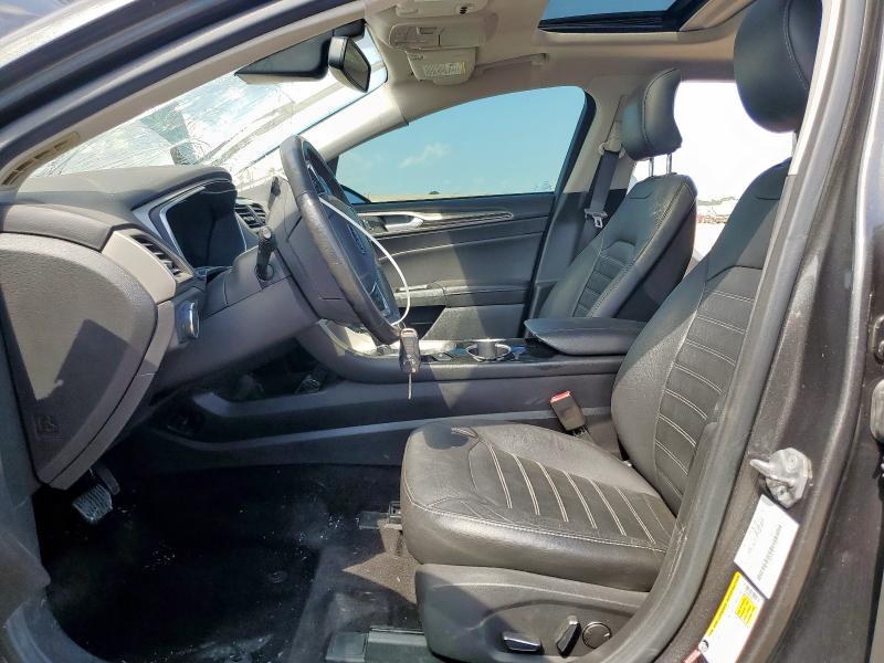 3FA6P0H94GR170192 - 2016 FORD FUSION SE GRAY photo 7