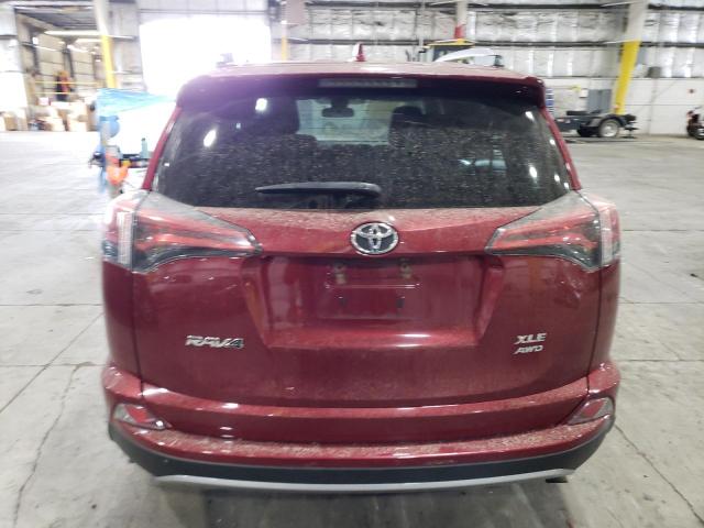 2T3RFREV5JW841839 - 2018 TOYOTA RAV4 ADVENTURE MAROON photo 6