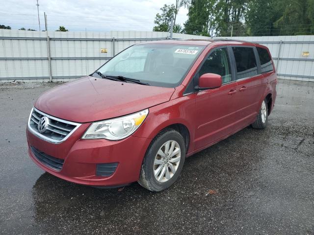 2C4RVABG3CR393740 - 2012 VOLKSWAGEN ROUTAN SE BURGUNDY photo 1