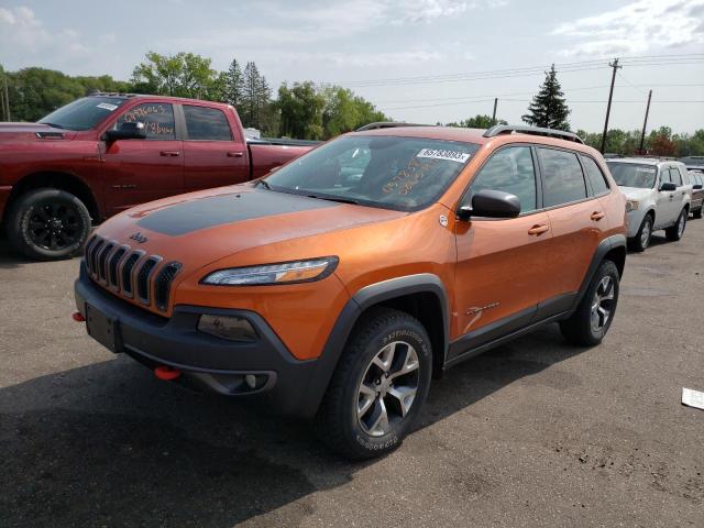 1C4PJMBS6GW228593 - 2016 JEEP CHEROKEE TRAILHAWK ნარინჯისფერი ფოტო 1
