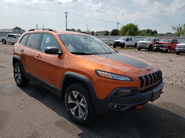 1C4PJMBS6GW228593 - 2016 JEEP CHEROKEE TRAILHAWK ORANGE photo 4