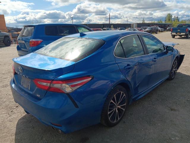 4T1B11HK1KU214973 - 2019 TOYOTA CAMRY L BLUE photo 3