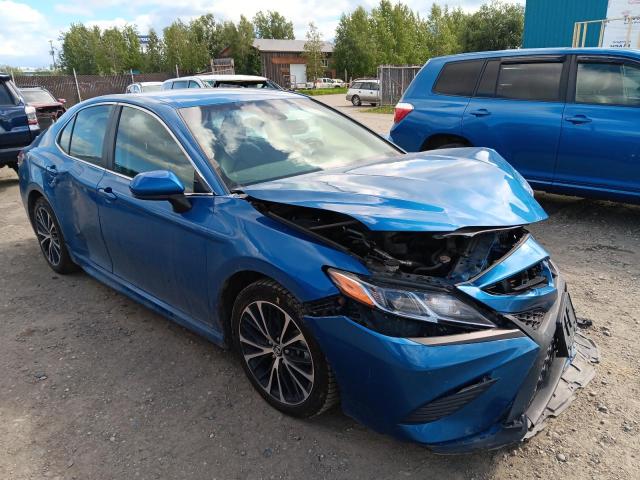 4T1B11HK1KU214973 - 2019 TOYOTA CAMRY L BLUE photo 4