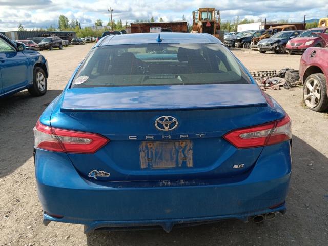 4T1B11HK1KU214973 - 2019 TOYOTA CAMRY L BLUE photo 6