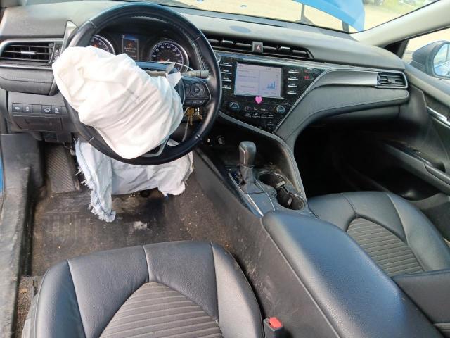 4T1B11HK1KU214973 - 2019 TOYOTA CAMRY L BLUE photo 8