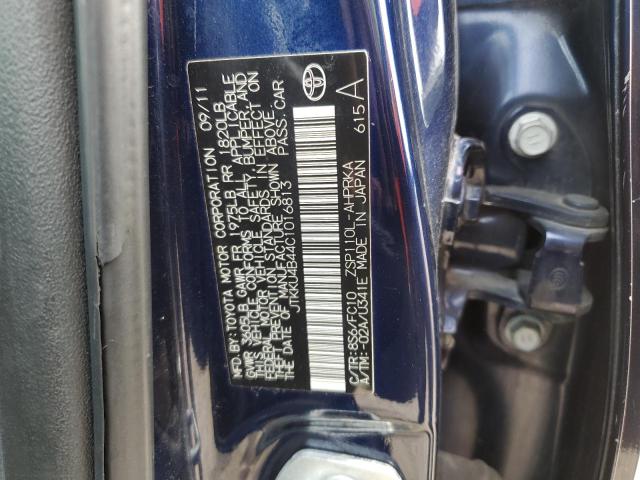 JTKKU4B44C1016813 - 2012 TOYOTA SCION XD BLUE photo 13