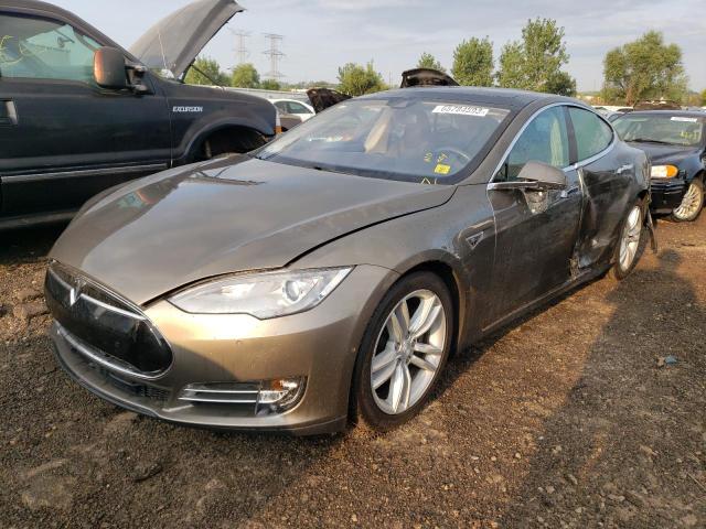 5YJSA1E29GF124169 - 2016 TESLA MODEL S أسمر صورة 1