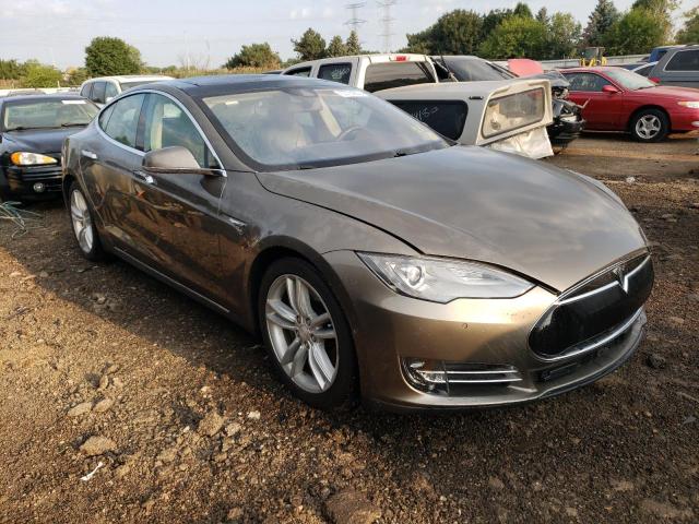 5YJSA1E29GF124169 - 2016 TESLA MODEL S أسمر صورة 4