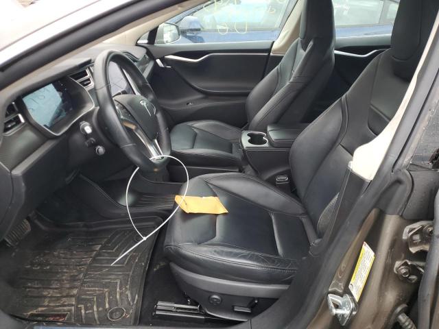 5YJSA1E29GF124169 - 2016 TESLA MODEL S أسمر صورة 7