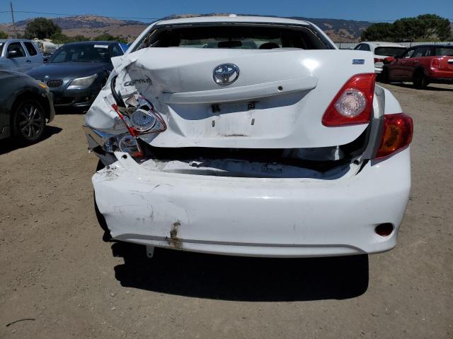 1NXBU40E49Z152378 - 2009 TOYOTA COROLLA BASE თეთრი ფოტო 6