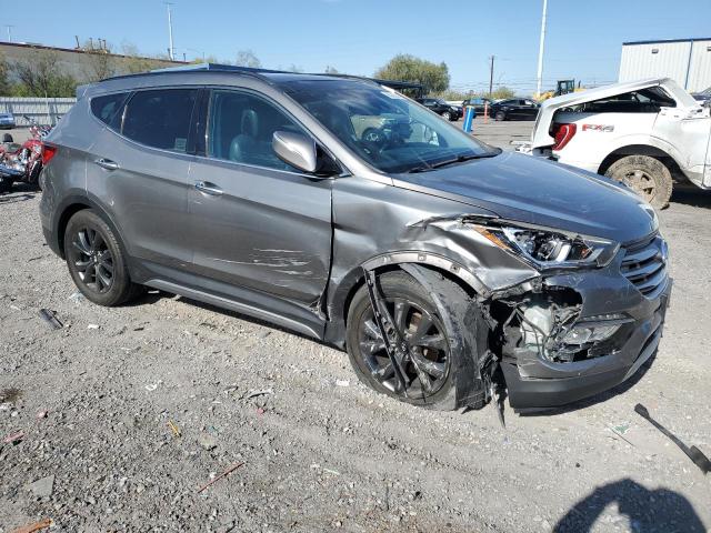 5XYZW4LA9HG488730 - 2017 HYUNDAI SANTA FE SPORT GRAY photo 4