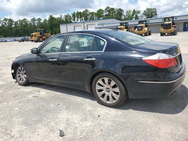 KMHGC46E79U021574 - 2009 HYUNDAI GENESIS 3.8L BLACK photo 2