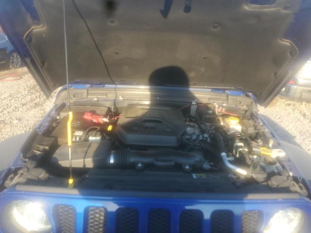 1C4HJXDN3JW322614 - 2018 JEEP WRANGLER U SPORT ლურჯი ფოტო 7