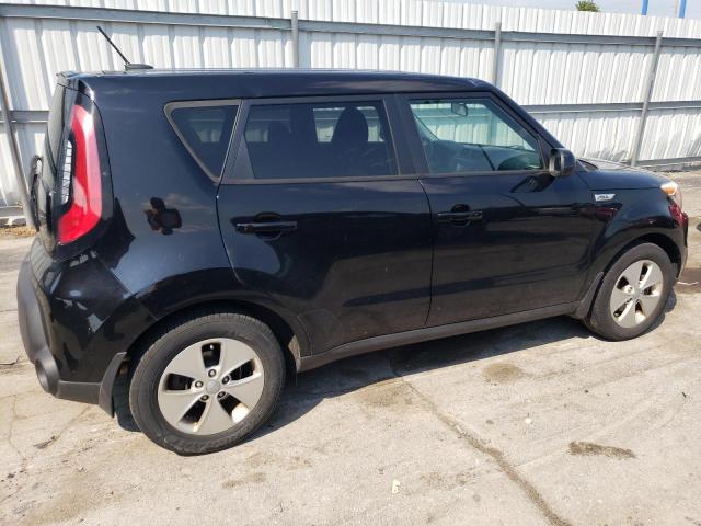 KNDJN2A20F7162115 - 2015 KIA SOUL BLACK photo 3