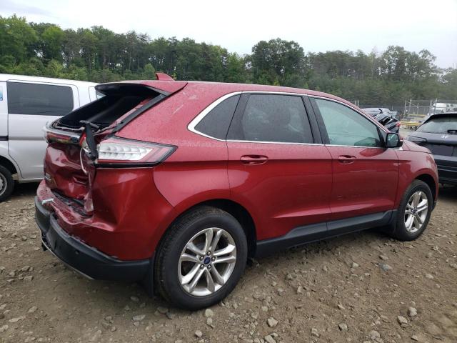 2FMPK4J98GBB09825 - 2016 FORD EDGE SEL RED photo 3