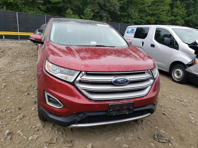 2FMPK4J98GBB09825 - 2016 FORD EDGE SEL RED photo 5