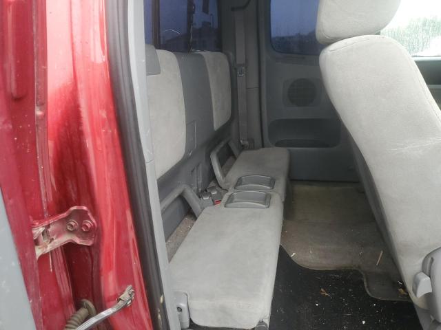 5TEUU42N07Z392817 - 2007 TOYOTA TACOMA ACCESS CAB წითელი ფოტო 10