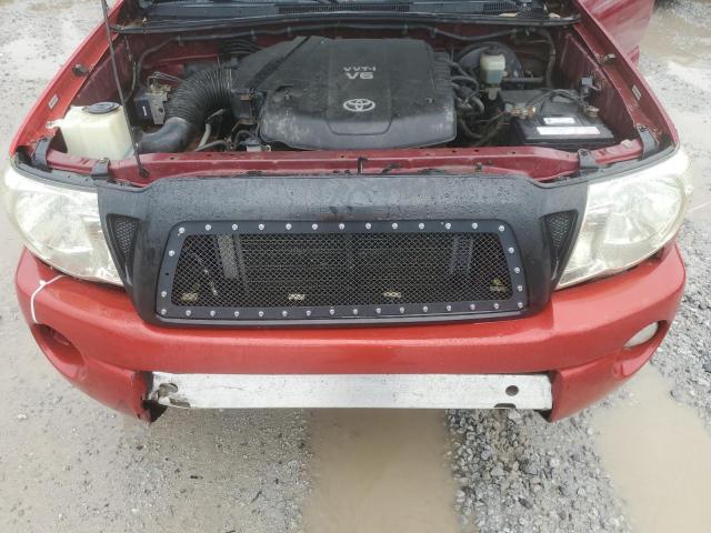 5TEUU42N07Z392817 - 2007 TOYOTA TACOMA ACCESS CAB წითელი ფოტო 11