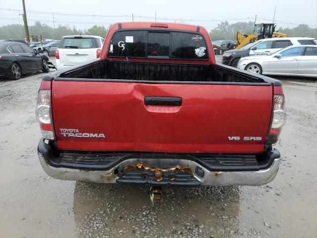 5TEUU42N07Z392817 - 2007 TOYOTA TACOMA ACCESS CAB წითელი ფოტო 6