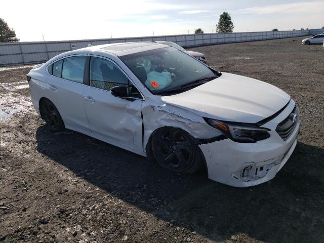 4S3BWAG67L3009143 - 2020 SUBARU LEGACY SPORT WHITE photo 4