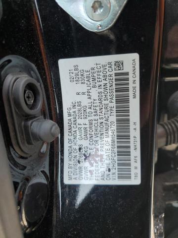 2HGFC2F66MH546720 - 2021 HONDA CIVIC LX 黑色 照片 13