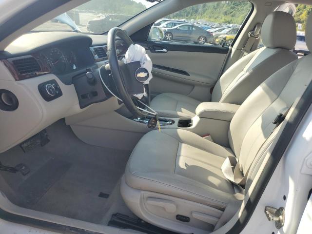 2G1WB5EK9A1189452 - 2010 CHEVROLET IMPALA LT WHITE photo 7