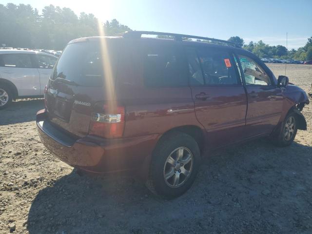 JTEDP21A640013885 - 2004 TOYOTA HIGHLANDER BASE RED photo 3