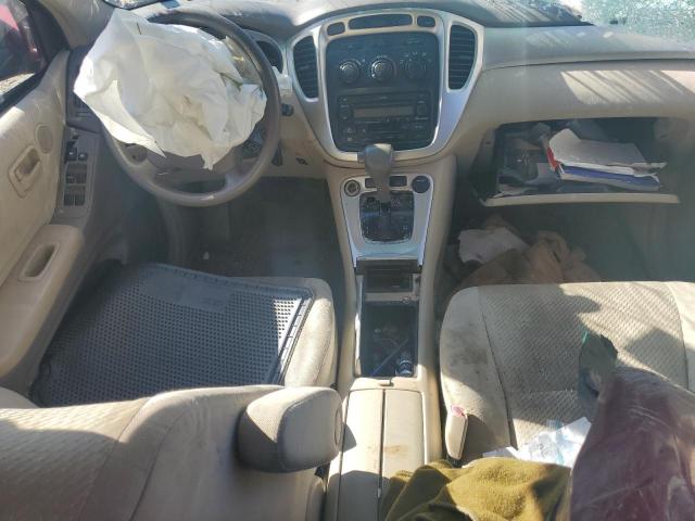 JTEDP21A640013885 - 2004 TOYOTA HIGHLANDER BASE RED photo 8