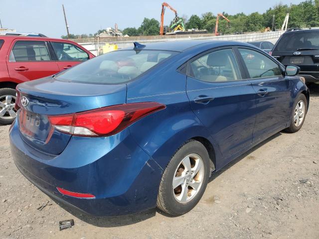 KMHDH4AE9FU258395 - 2015 HYUNDAI ELANTRA SE BLUE photo 3