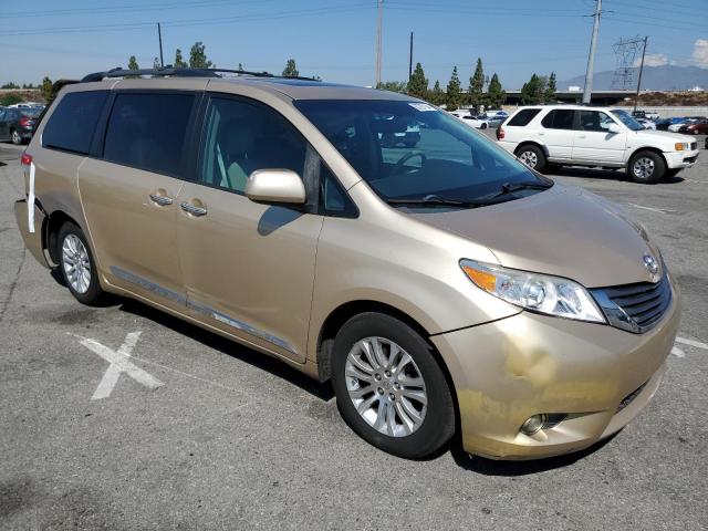 5TDYK3DC1BS065586 - 2011 TOYOTA SIENNA XLE GOLD photo 4