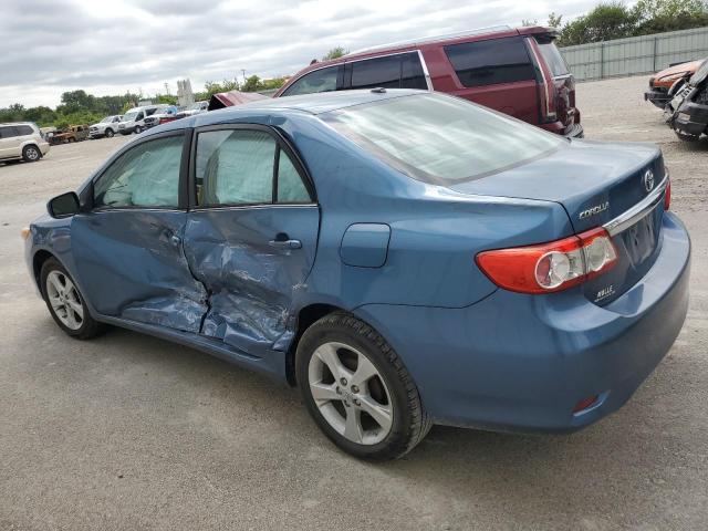 5YFBU4EE0DP215124 - 2013 TOYOTA COROLLA BASE BLUE photo 2