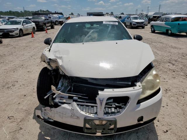 1G2ZG58N874202897 - 2007 PONTIAC G6 BASE WHITE photo 5