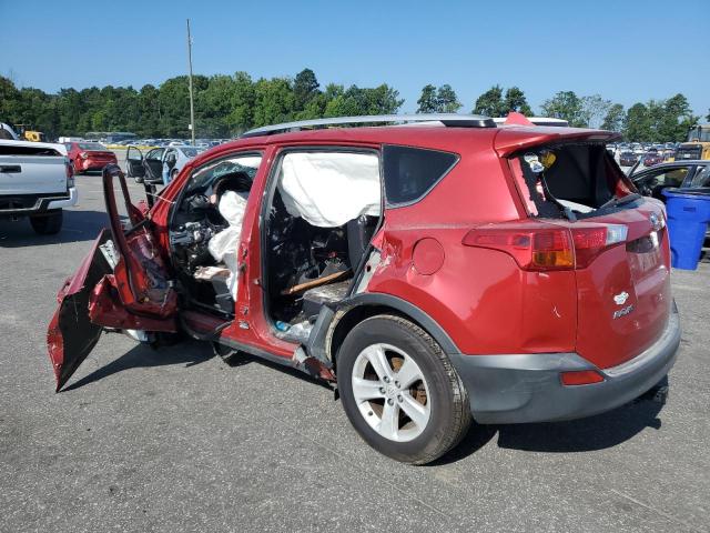 JTMRFREV3DD014312 - 2013 TOYOTA RAV4 XLE წითელი ფოტო 2