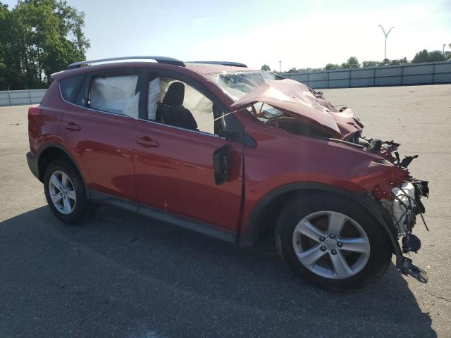 JTMRFREV3DD014312 - 2013 TOYOTA RAV4 XLE წითელი ფოტო 4
