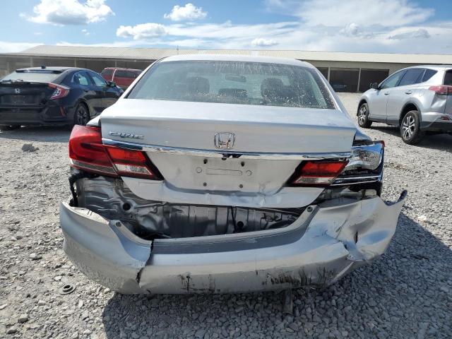 19XFB2F99EE040632 - 2014 HONDA CIVIC EXL Silber Foto 6
