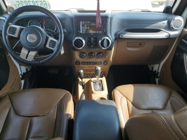 1C4HJWEG8DL555744 - 2013 JEEP WRANGLER U SAHARA WHITE photo 8