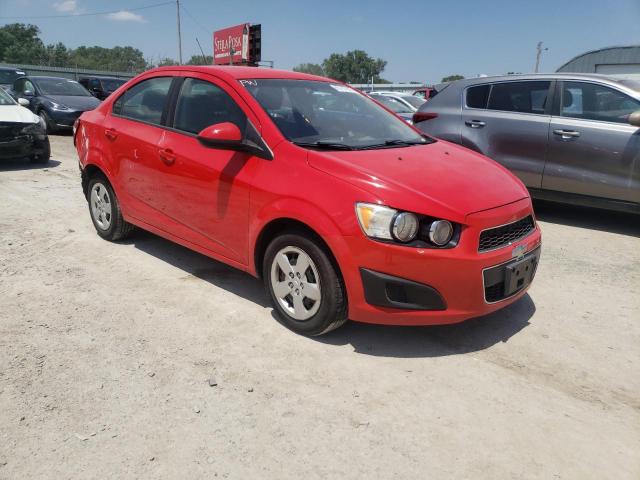1G1JA5SH4E4205556 - 2014 CHEVROLET SONIC LS RED photo 4