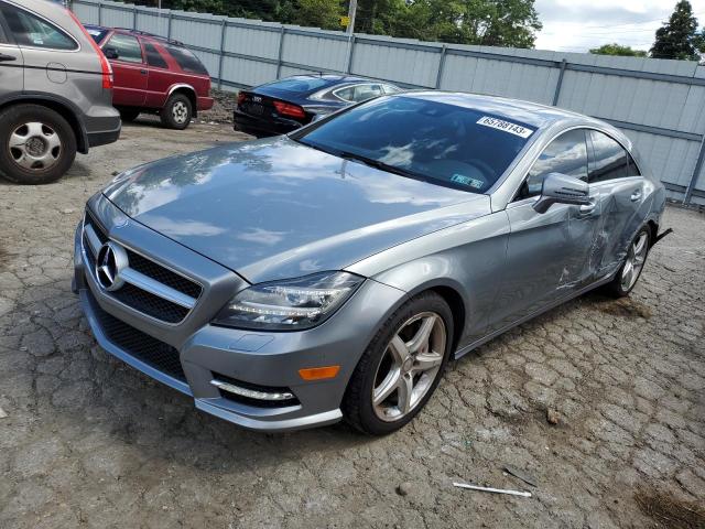 WDDLJ9BB9EA089894 - 2014 MERCEDES-BENZ CLS 550 4MATIC SILVER photo 1